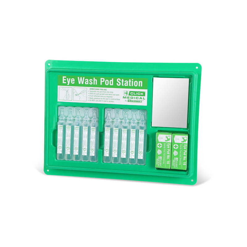 Medical eyewash pod station (10X20ml) - - Click