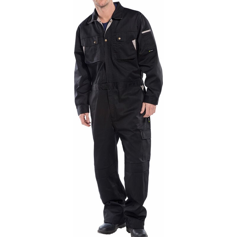 Premium boilersuit black 52 - Beeswift