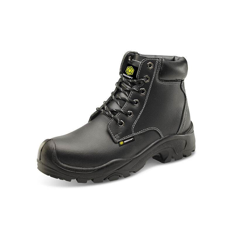 Beeswift 6 eyelet pur boot S3 black 06.5