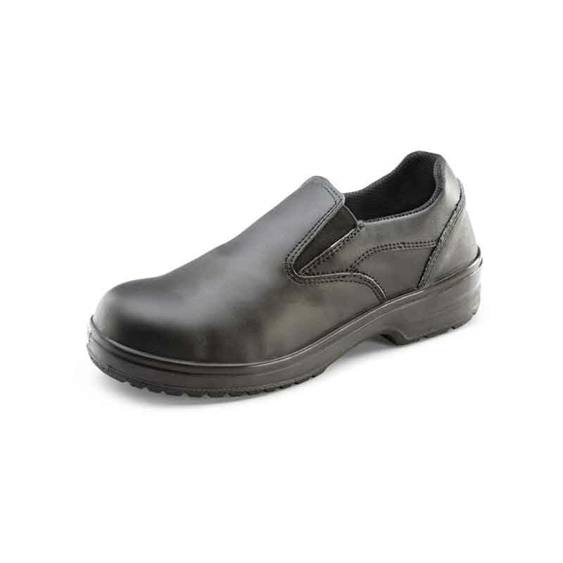 Click - ladies slip-on shoe bl 40/06.5 - Black - Black