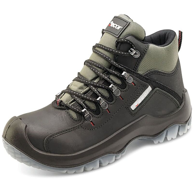 Beeswift Click Traders Traxion Xtra Grip S3 Leather Upper Boots Black 9 - TBBL09