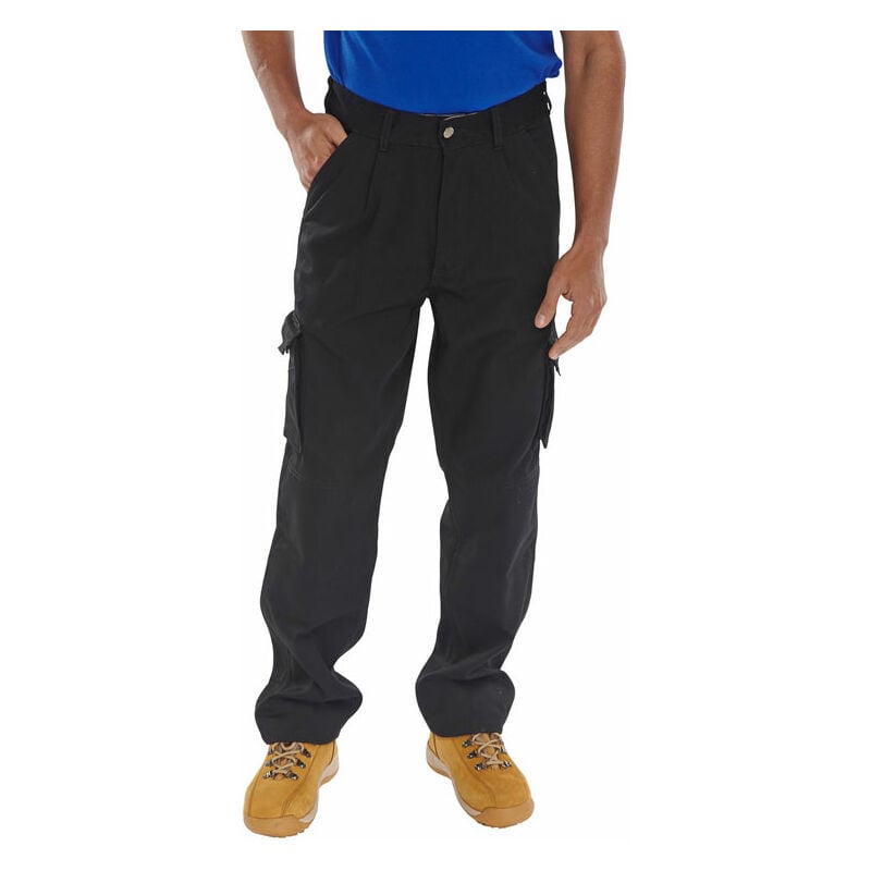 Newark trousers black 44T - Beeswift