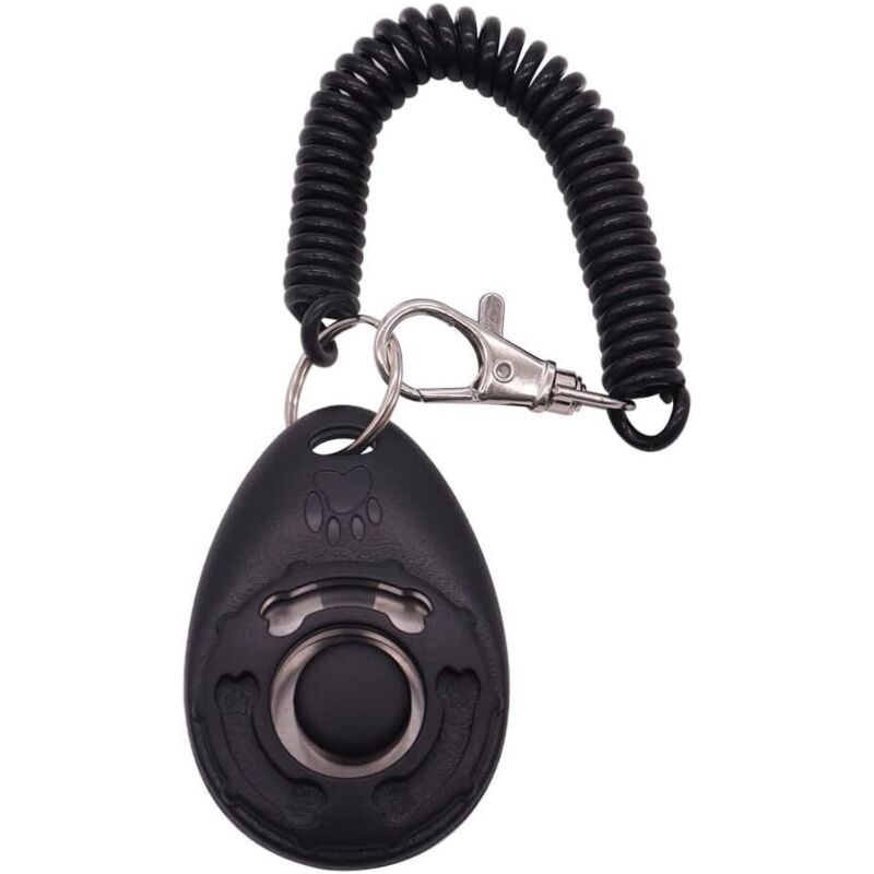 Clicker pour chien, clicker de dressage pour chiens, grand clicker avec gros bouton pour le dressage professionnel des animaux de compagnie, pour