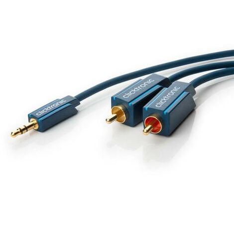 StarTech.com Câble audio stéréo Jack 3.5 mm vers 2 x RCA - M/M - 1 m  (MU3MMRCA) - Achat Câbles audio StarTech.com pour professionnels sur