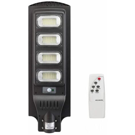 Clicled Faro LED Esterno 120W Solare Lampione Stradale Sensore Di Movimento