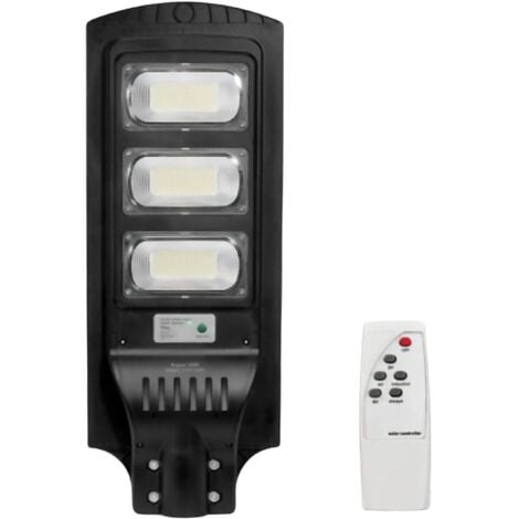 Clicled Lampione Solare Led Stradale 90 w Da Esterno Crepuscolare e Movimento