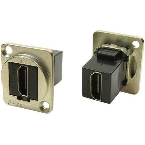 Cliff Adattatore XLR presa HDMI a HDMI Adattatore incasso CP30200GM Contenuto: 1 pz.