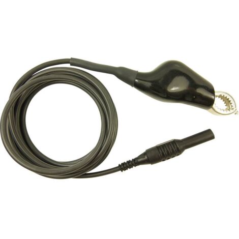Cliff CIH22105 Cavo di misura Spina 4 mm Morsetto a coccodrillo 2.00 m Nero 1 pz.