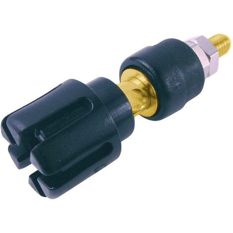 Cliff CL159711A Fiche femelle de laboratoire Ø de la broche: 4 mm noir 1 pc(s) A200062