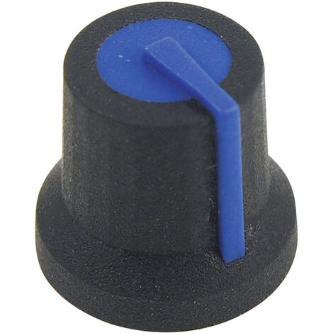 Cliff CL170827BR CL170827BR Drehknopf  Schwarz, Blau (Ø x H) 16.8 mm x 14.5 mm 1 St.