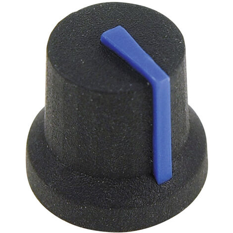 Cliff CL170851BR CL170851BR Drehknopf  Schwarz, Blau (Ø x H) 16.8 mm x 14.5 mm 1 St.