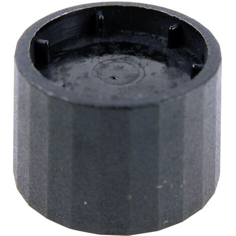 Cliff CL172877 CL172877 Drehknopf  Schwarz (Ø x H) 25.3 mm x 19.2 mm 1 St.