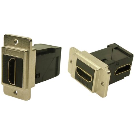 Cliff CP30753M3 Adaptateur HDMI embase femelle nickel, noir 1 pc(s) C911542