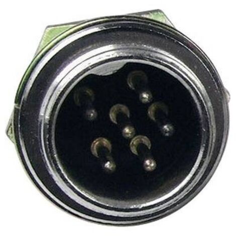 Cliff FC684204 Connettore Mini-DIN Spina verticale Numero Poli (num): 4 Argento 1 pz.