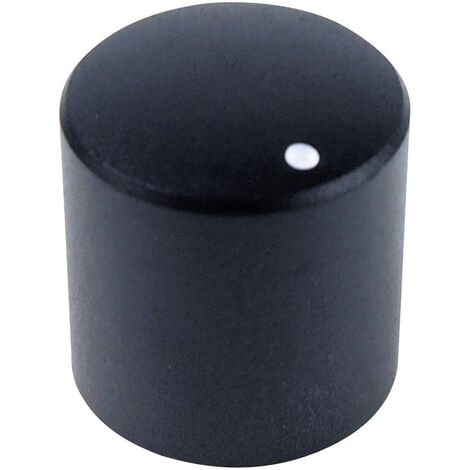 Cliff FC7230 FC7230 Drehknopf  Schwarz (Ø x H) 15 mm x 16 mm 1 St.