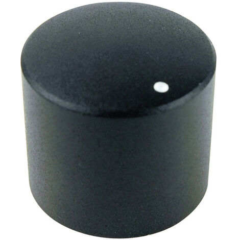 Cliff FC7231 FC7231 Drehknopf  Schwarz (Ø x H) 19.8 mm x 17.6 mm 1 St.