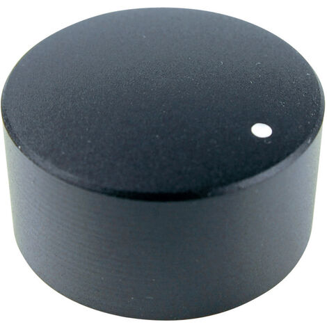 Cliff FC7233 FC7233 Drehknopf  Schwarz (Ø x H) 30 mm x 16 mm 1 St.