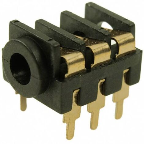 Cliff FCR1295G Jack 3.5 mm Presa orizzontale Numero Poli (num): 3 Stereo 1 pz.