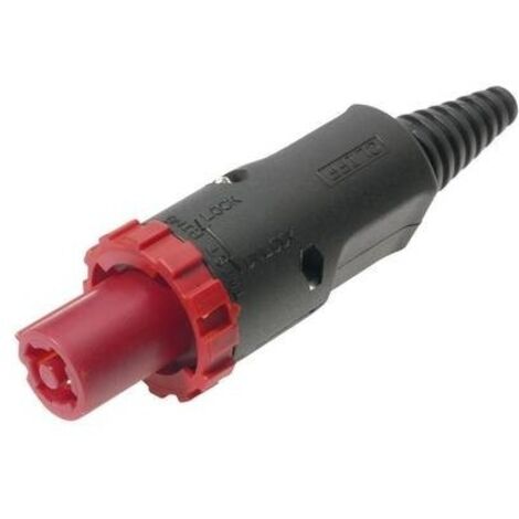Cliff FCR2067 Connettore di alimentazione FC Spina dritta Tot poli: 3 + PE 20 A Rosso 1 pz.
