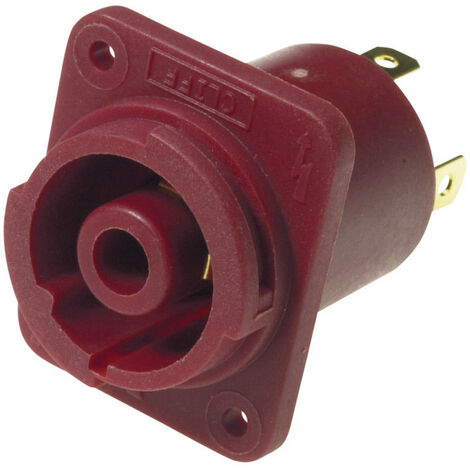 Cliff FCR2069 Netz-Steckverbinder FC Buchse, Einbau vertikal Gesamtpolzahl: 3 + PE 20 A Rot 1 St.