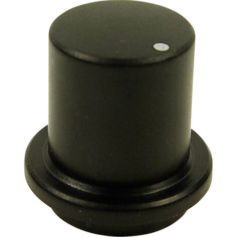 Cliff FCR7171 FCR7171 Drehknopf  Schwarz (Ø x H) 15 mm x 17 mm 1 St.