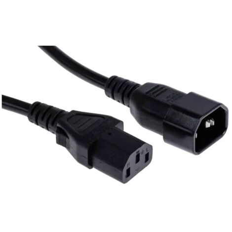 Cliff FCR72039 Strom Netzkabel  Schwarz 2 m