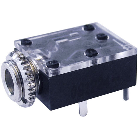 Cliff FT6320 Klinken-Steckverbinder 3.5 mm Buchse, Einbau horizontal Polzahl: 3 Stereo Schwarz 1 St.