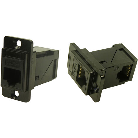 Cliff  RAFT BLACKMTL DLSLIM CAT5e CSK CP30751MB Adapter, Einbau    Schwarz 1 St.