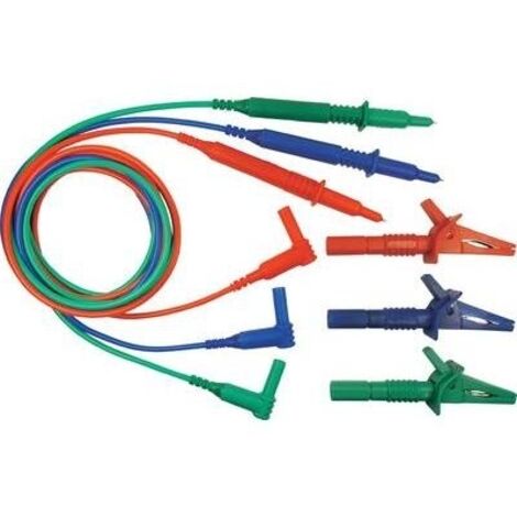 Cliff Set di Cavi di Misura di Sicurezza Blu Silicone