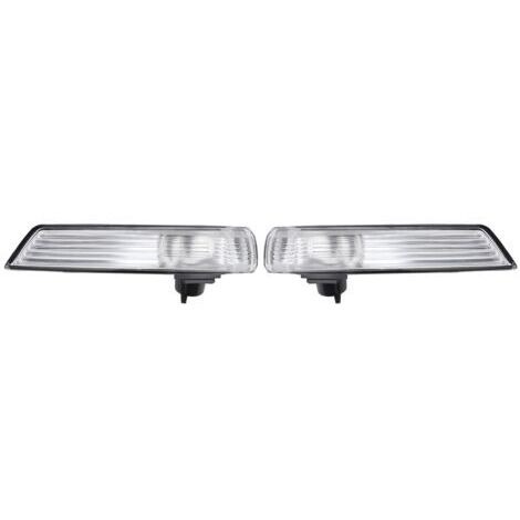Clignotant de Rétroviseur Latéral LED, Abat-jour de Clignotant de Rétroviseur de Voiture pour Ford Focus Mondeo (1 paire).
