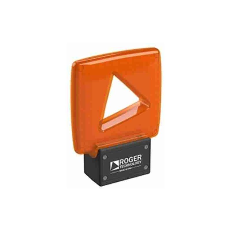 Feu clignotant led FIFTHY/24/OR 24V avec antenne intégrée orange - Roger