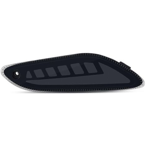 Clignotants arrière dynamiques pour moto, feux stop à LED noirs