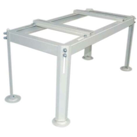 Support métal sol 850x480x400 mm – Pour climatiseur sur toiture plate – Kit compact pour manutention facile – Climaconcept