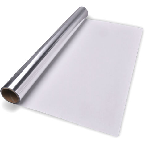 Panneau d'isolation Hydralu sous papier-peint 5 m x 0,5 m – 6 rouleaux pour 15 m² – Pare-vapeur aluminium réfléchissant chaleur – Climapor