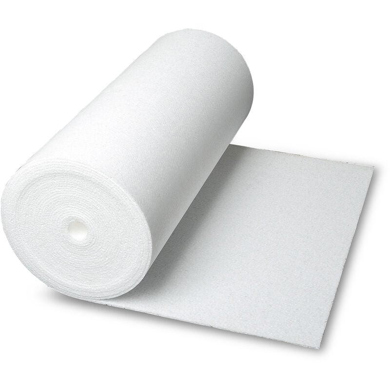 Isolant sous papier peint - polystyrène - 7,5 m x 0,5 m x 4 mm - 11 rouleaux ( 41,25 m2) - Climapor