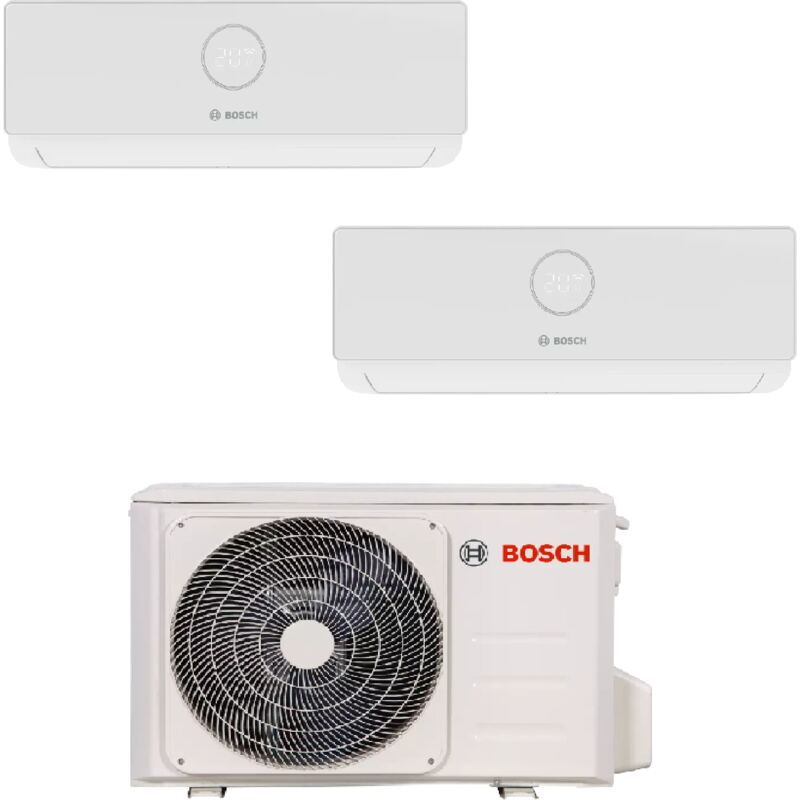 Climatisation bi split unité extérieure Bosch 5300W + 2 unités Bosch 2600w réversible R32
