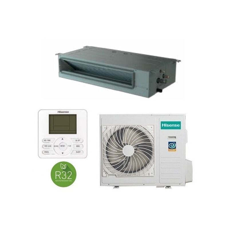 Hisense - Climatisation gainable (différentes puissances) Modèle : ADT26UX4RRBL4