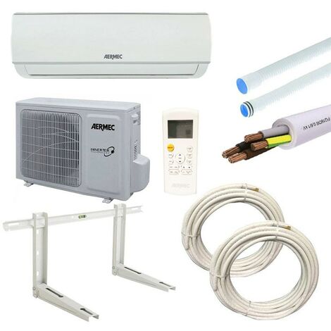 Climatiseur Aermec SGE 3,5KW 12000BTU R32 A++/A+ avec kit d'installation