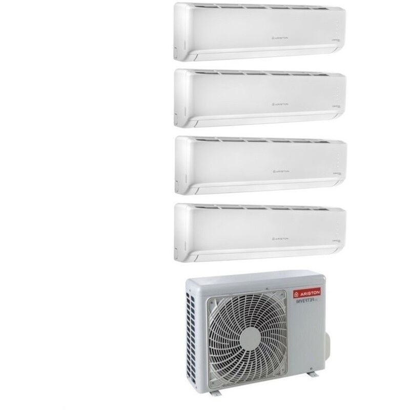 Climatiseur ariston quadri split inverter série alys plus 9+9+9 avec quad 110 xd0b-o r-32 wi-fi optionnel 9000+9000+9000