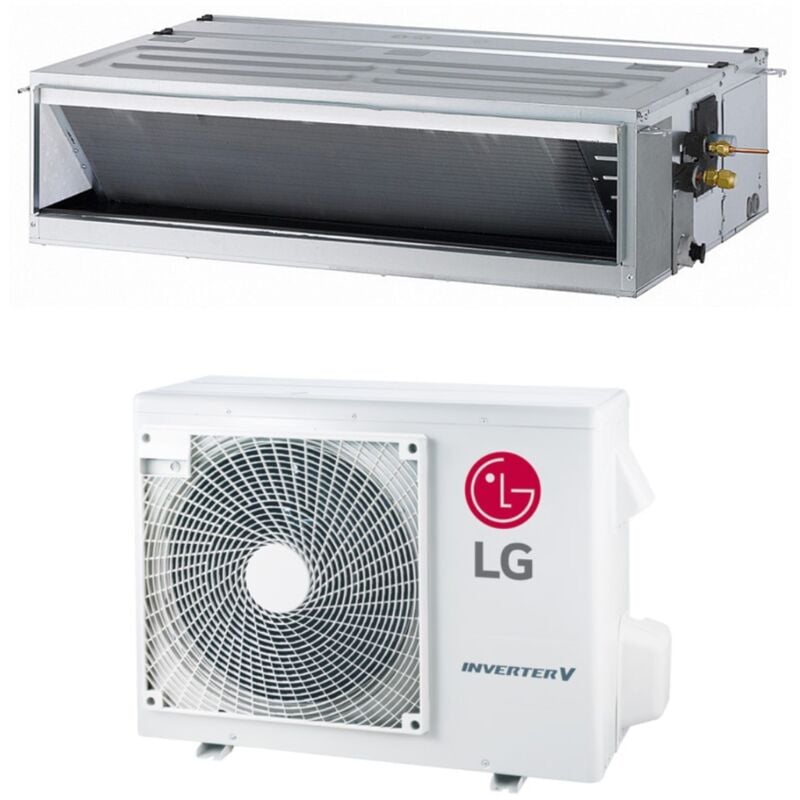 Climatiseur climatiseur LG inverter ducted compact 18000 btu cm18f r-32 a++ complet avec commande filaire