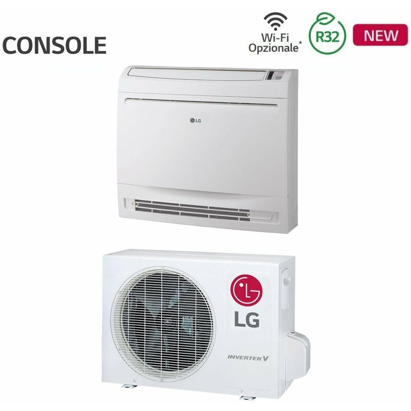 LG - climatiseur console inverter 18000 btu uq18f r-32 wi-fi en option - nouveau