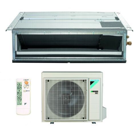 climatiseur daikin bluevolution inverter ducted ultraflat 21000 btu fdxm60f3/f9 r-32 wi-fi en option - garantie europèenne commande infrarouge brc4c65,italie 2+2