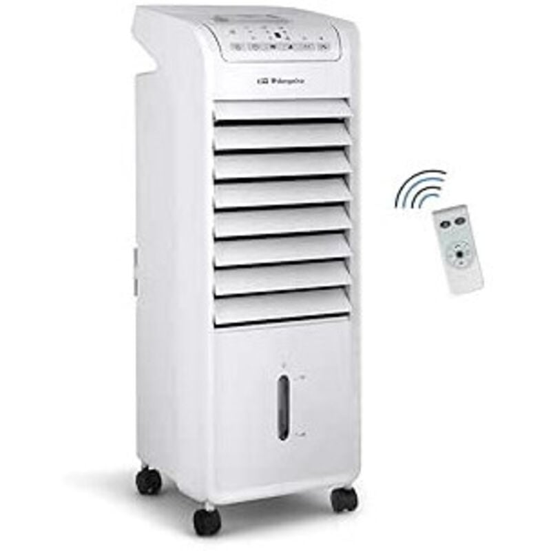 Suinga - Climatiseur évaporatif Orbegozo AIR46 3 en 1, 3 vitesses, réservoir 6L, minuterie, télécommande