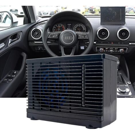Climatiseur évaporatif portable pour voiture 12 V, ventilateur refroidisseur de glace à eau