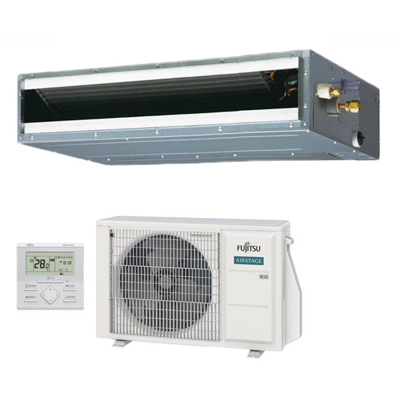 Climatiseur Fujitsu Climatiseur gainé Low Head kl eco series 12000 btu R-32 3NGF89115 ARXG12KLLAP a+ - new