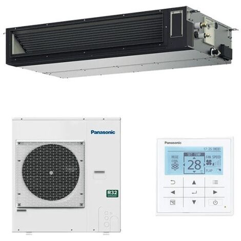 Climatiseur gainable PANASONIC  Modèle: KIT-125PF3Z5 - 12,5 kW, A+/A++, R-32