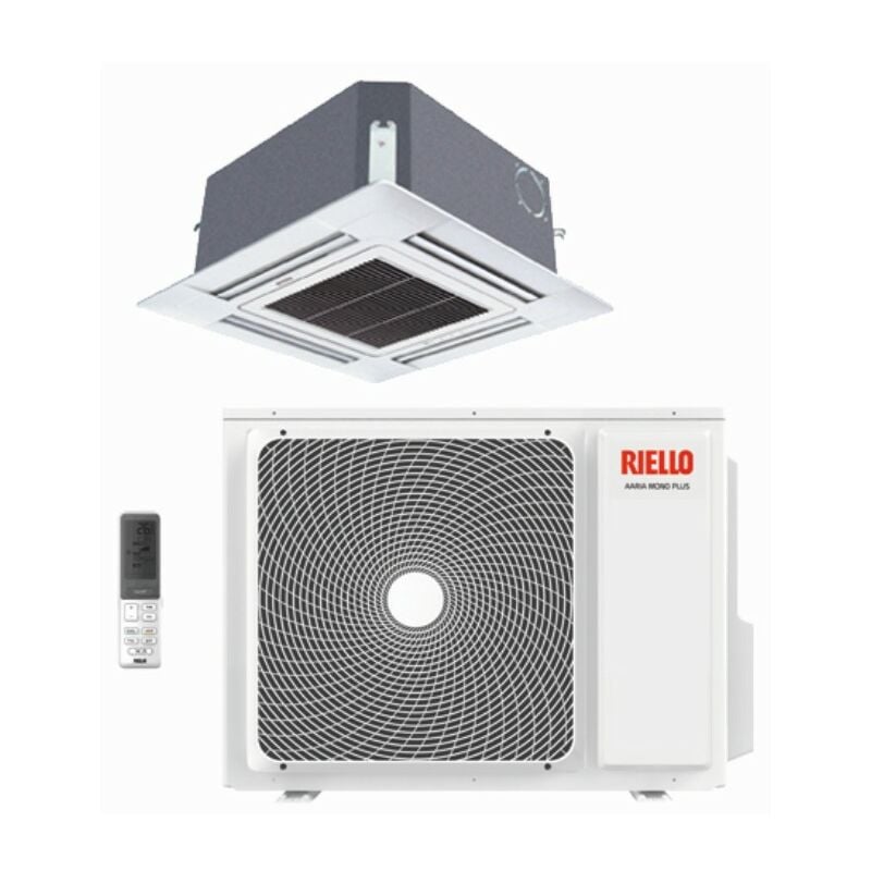 Riello - Climatiseur rèversible Cassette 4-Way amk 35 p 12000 btu a++