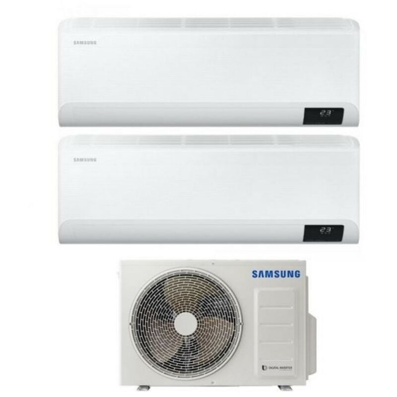 Samsung - Climatiseur rèversible cebu 12000+12000 btu Series Dual Split avec AJ050TXJ2KG/EU a++ Wi-Fi 12+12 - new