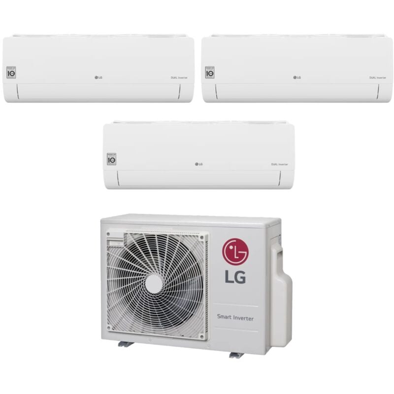 Climatiseur LG Trial Split rèversible Libero Smart Series 9+9+12 avec MU3M21 R-32 9000+9000+12000 Wi-Fi Integrated