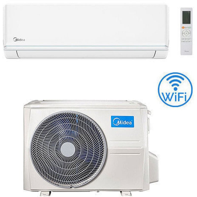 Midea - Climatiseur Evolution R32 WiFi 12000 btu MSAGXBU-12HRDN8 inverter Classe a++/a+